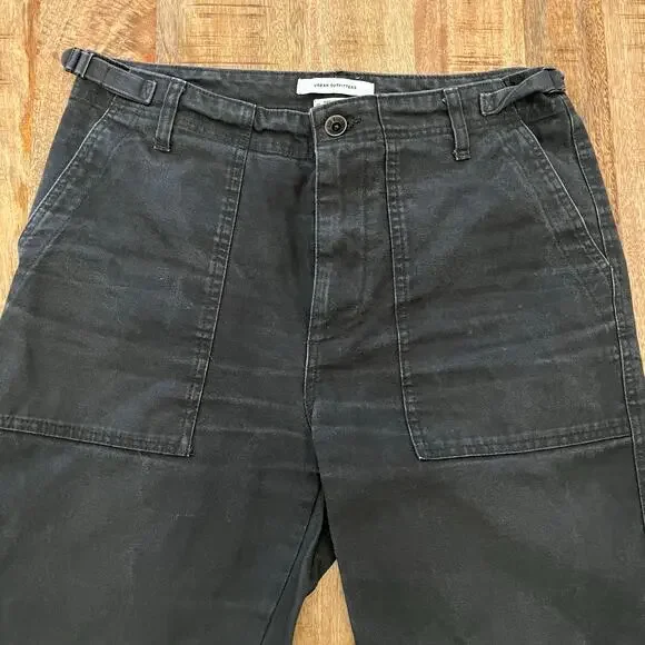 Urban Outfitters Canvas Utility Pants Mens 32x29 Carpenter Buckle Workwear Cargo - Picture 3 of 16